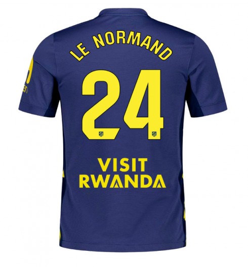 Atletico Madrid Robin Le Normand #24 Venkovní Dres 2025-26 Krátký Rukáv Atletico Madrid Robin Le Normand #24 Venkovní Dres 2025-26 Krátký Rukáv